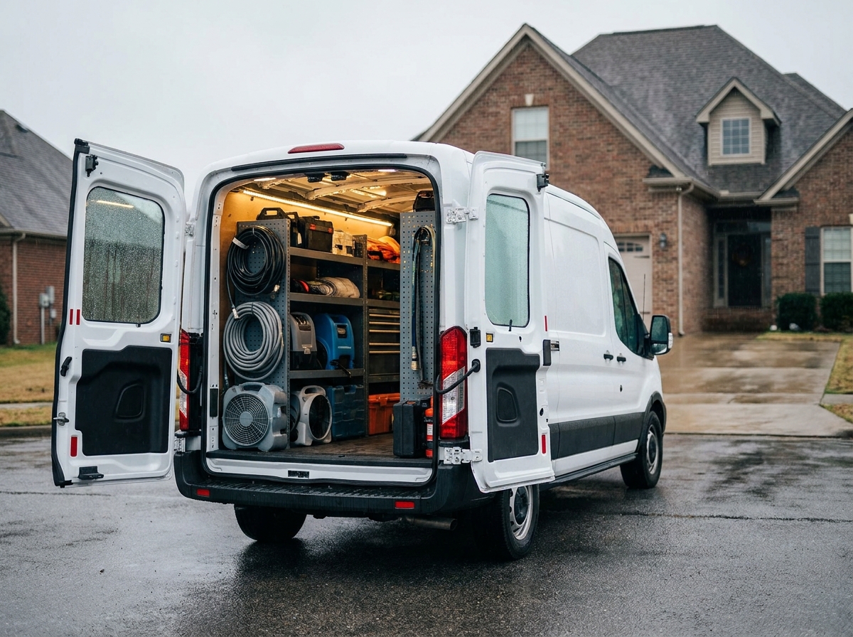 Mold Remediation team and equipment